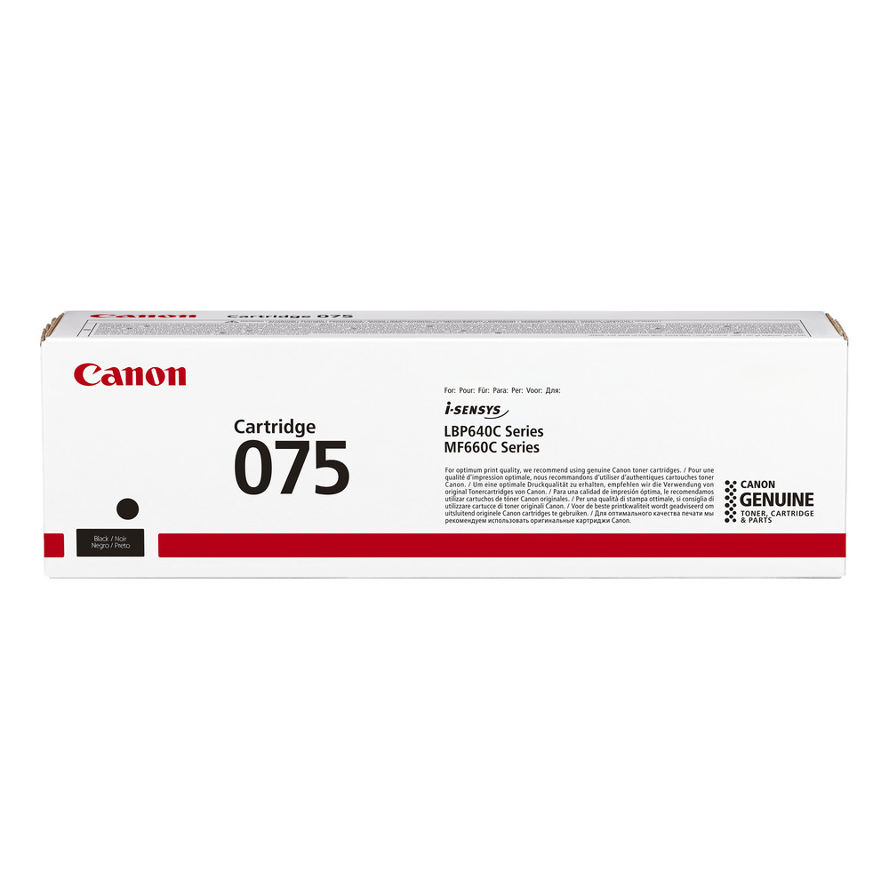 Canon 075, 1300 pages, Noir, 1 pièce(s) 6365C002