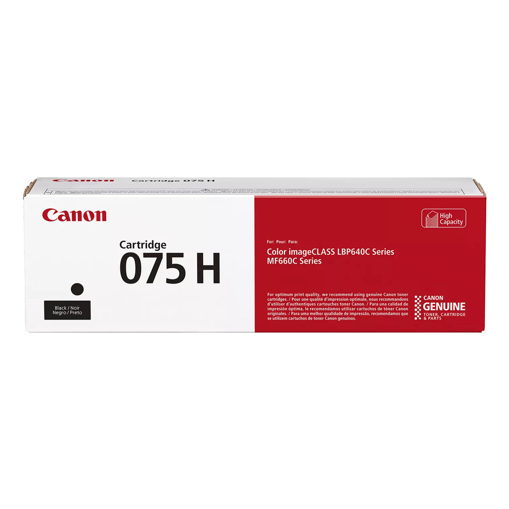 Canon 075 H, 3500 pages, Noir, 1 pièce(s) 6369C002