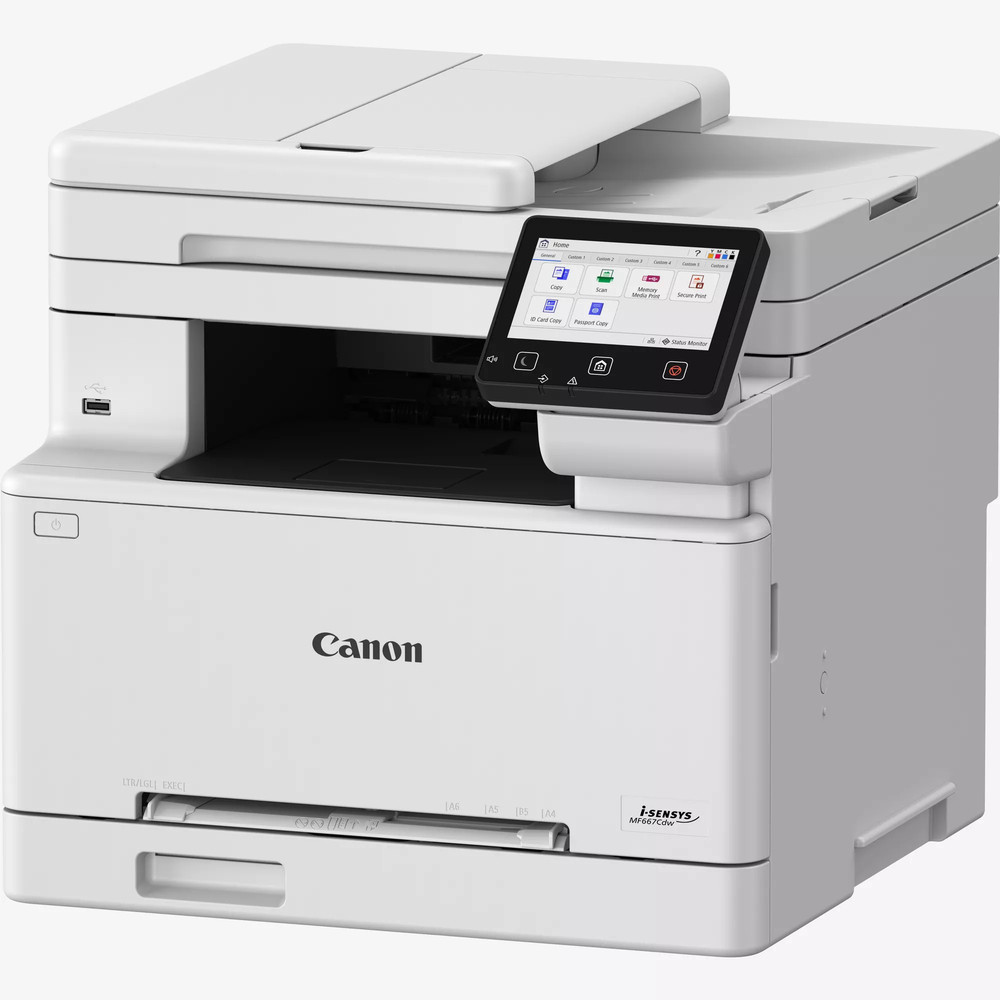 Canon i-SENSYS MF667Cdw, Laser, Impression couleur, 1200 x 1200 DPI, A4, Impression directe, Noir, Blanc 6928C001