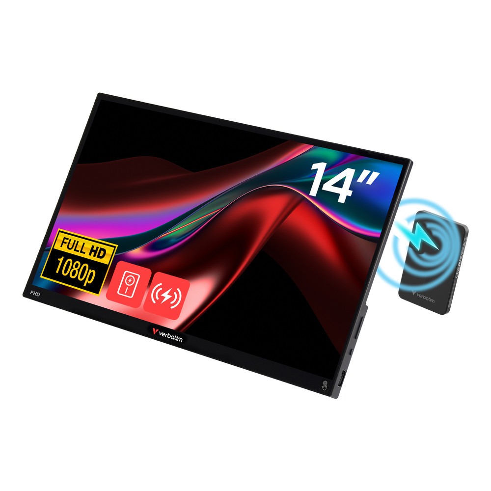 Verbatim 32088 téléviseur et moniteur portables Moniteur portable 35 6 cm 14 LED 1920 x 1080 pixels Neuf - vue 6