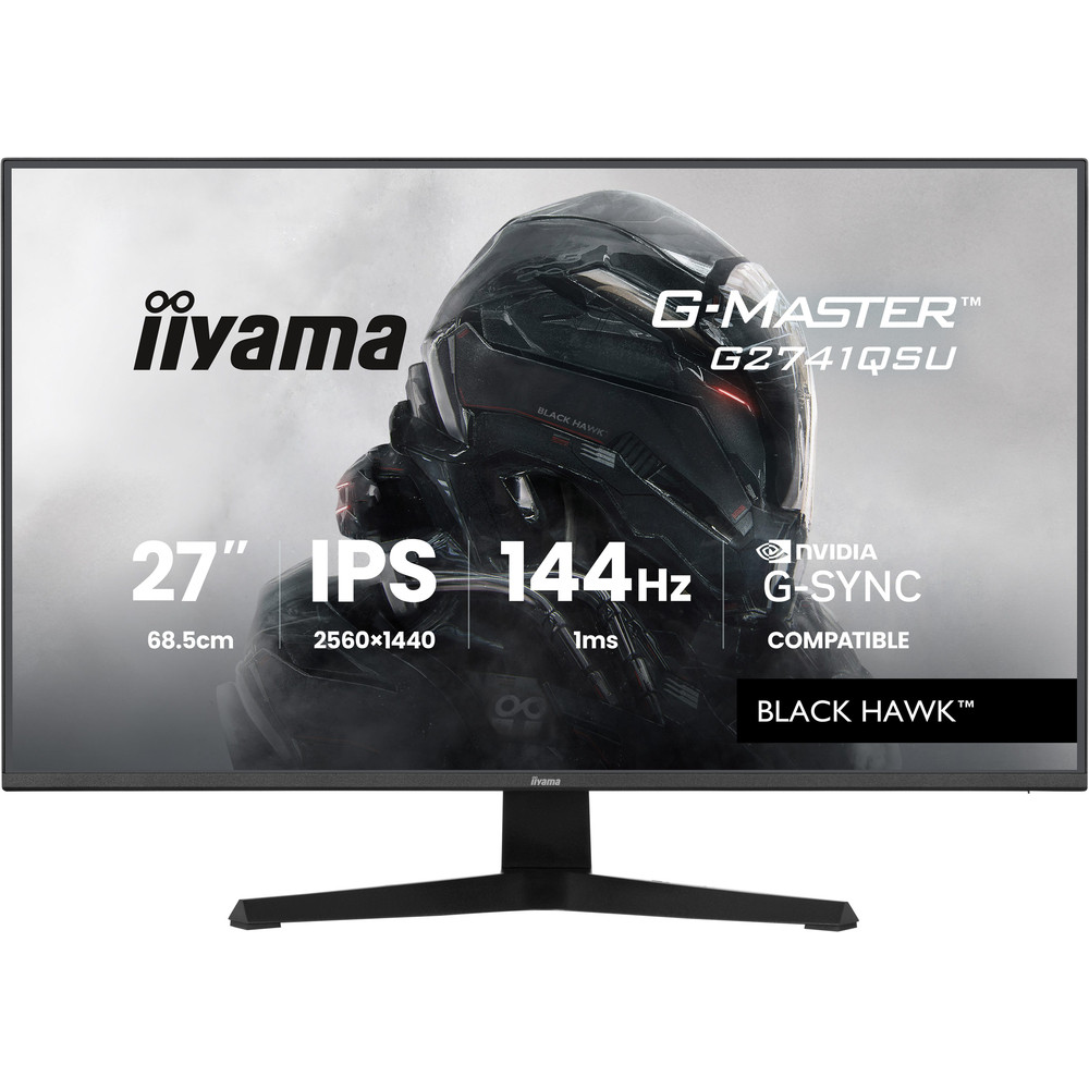 iiyama G-MASTER G2741QSU-B1, 68,6 cm (27'), 2560 x 1440 pixels, Noir
