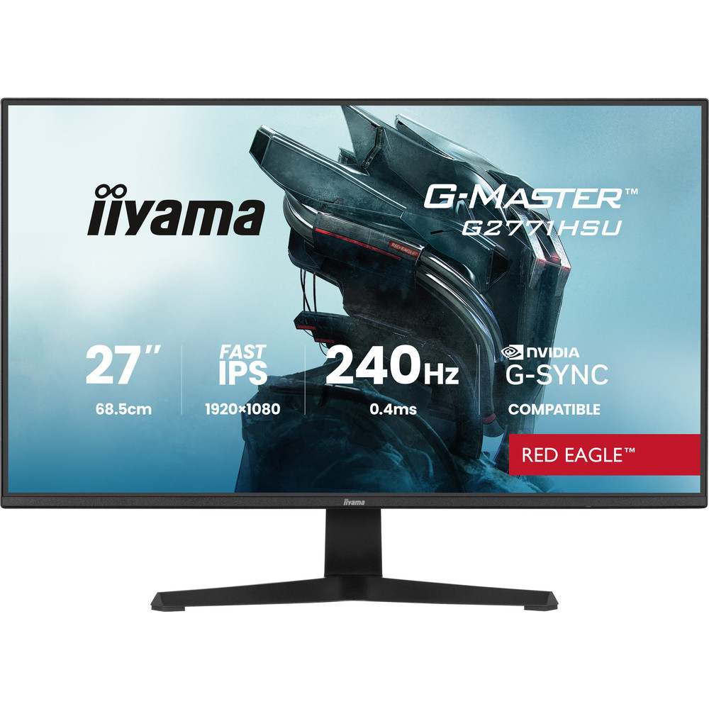 iiyama G-MASTER G2771HSU-B1, 68,6 cm (27'), 1920 x 1080 pixels, Full HD, Noir