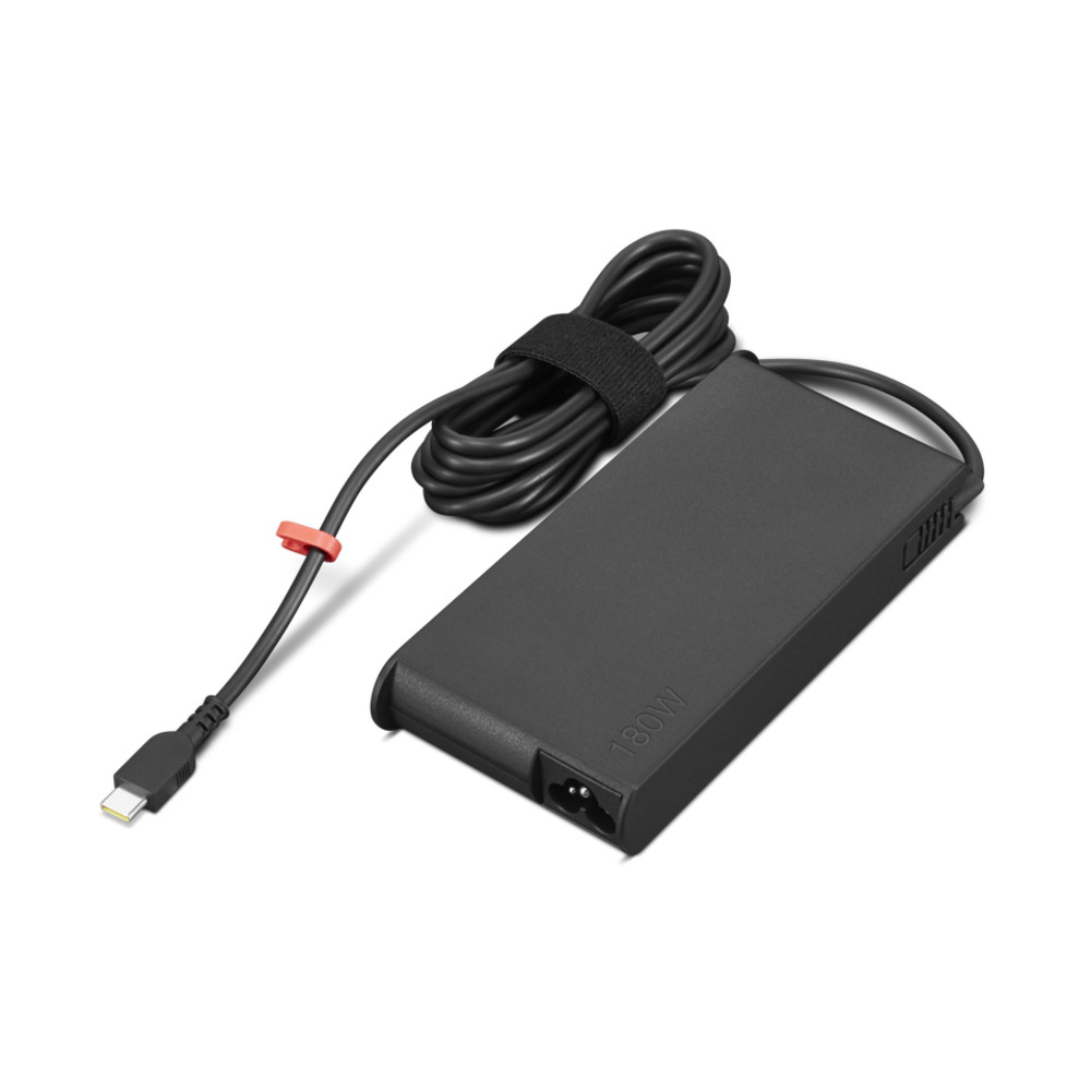 Lenovo ThinkPad Mobile Workstation Slim Adaptateur alimentation USB C GaN CA 100 240 V 180 Watt Europe