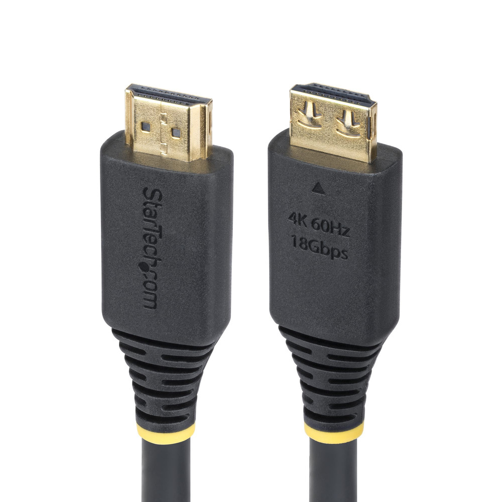 StarTech.com Câble HDMI Haute Vitesse de 5 avec Connecteurs à Verrouillage 4K 60 Hz/ 144 Hz HDR10HDCP 2.2ARC 18 Gbps Câble UHD HDMI pour