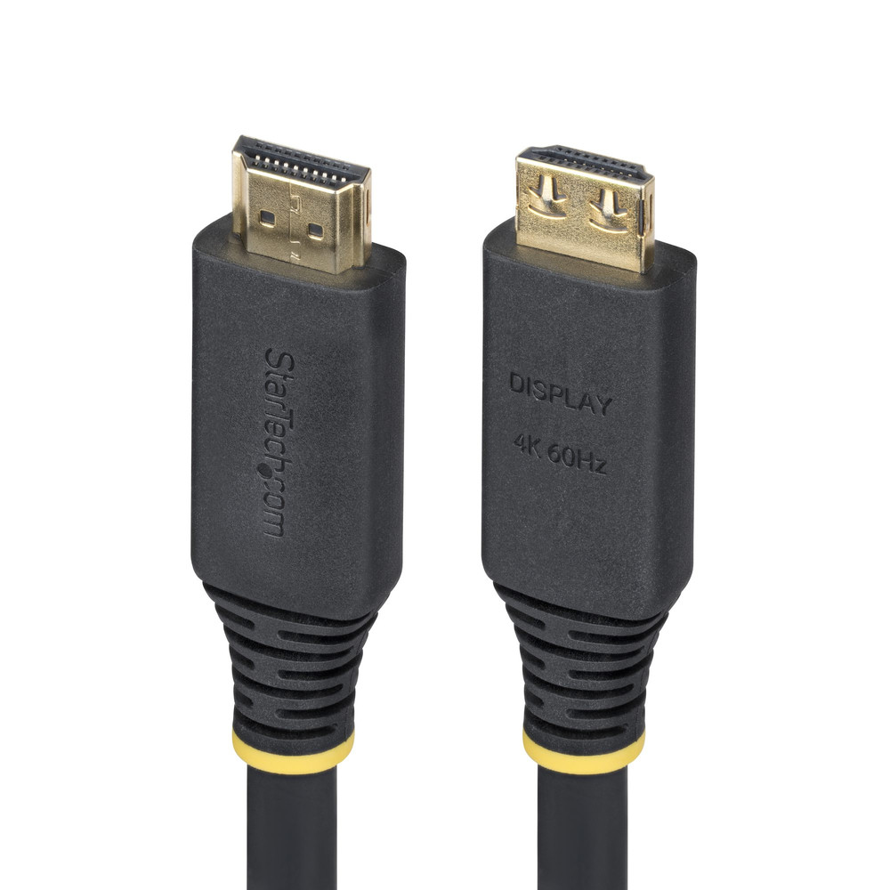 StarTech.com Câble HDMI Haute Vitesse de 10 avec Connecteurs à Verrouillage 4K 60 Hz/ 144 Hz HDR10HDCP 2.2ARC 18 Gbps Câble UHD HDMI pour