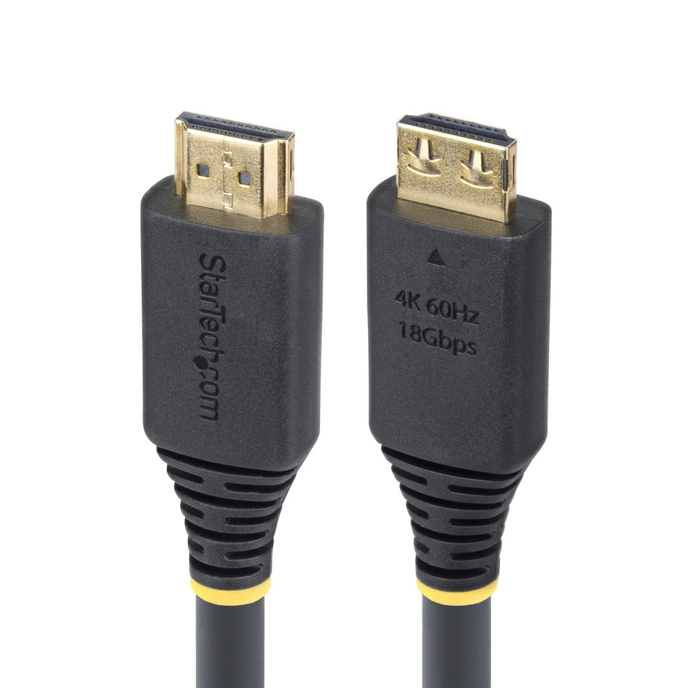 StarTech.com Câble HDMI Haute Vitesse de 7 avec Connecteurs à Verrouillage 4K 60 Hz/ 144 Hz HDR10HDCP 2.2ARC 18 Gbps Câble UHD HDMI pour