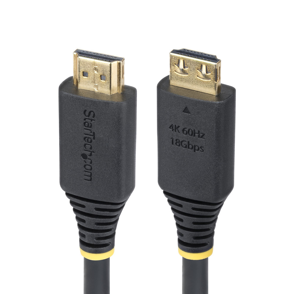 StarTech.com Câble HDMI Haute Vitesse de 2 avec Connecteurs à Verrouillage 4K 60 Hz/ 144 Hz HDR10HDCP 2.2ARC 18 Gbps Câble UHD HDMI pour