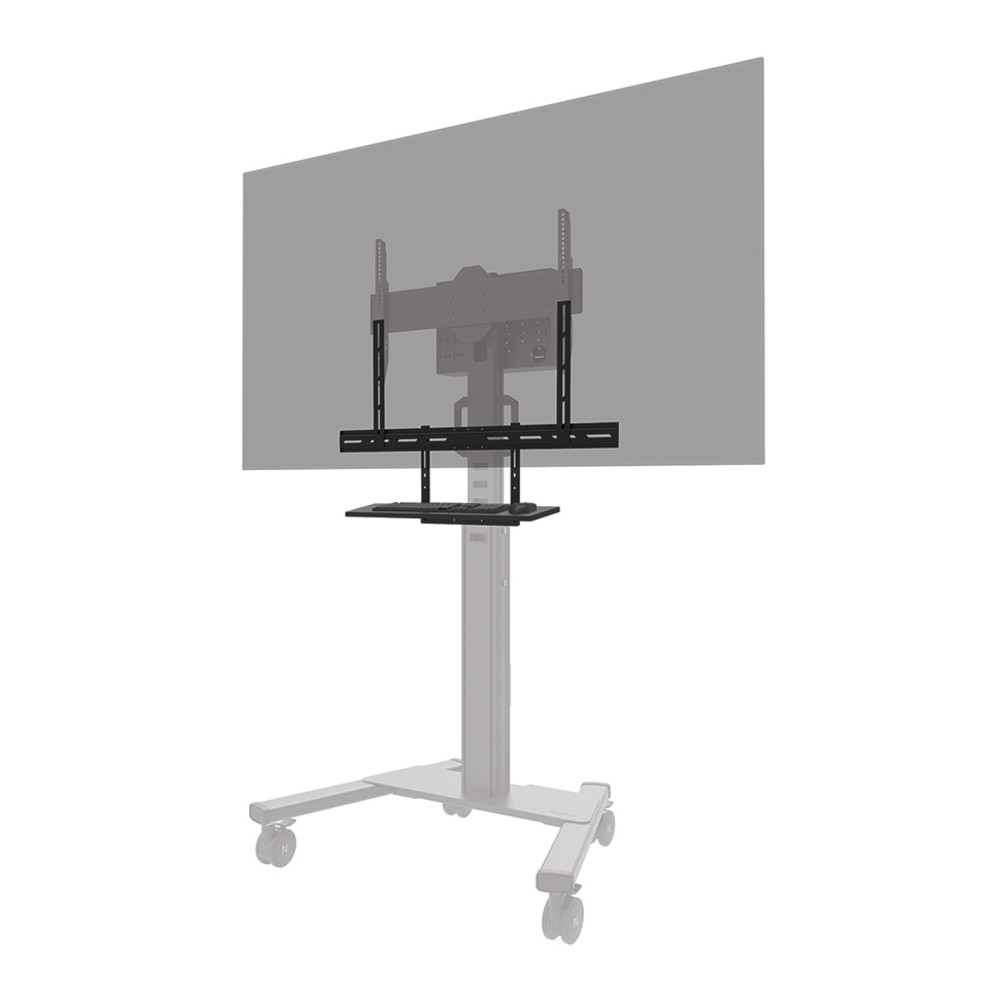 Neomounts AV40-500BL Kit de support de clavier 43-110' - VESA - max 2,5 kg - universel, Etagère, 200 x 300,200 x 400,400 x 200,400 x 300,400 x 400,400