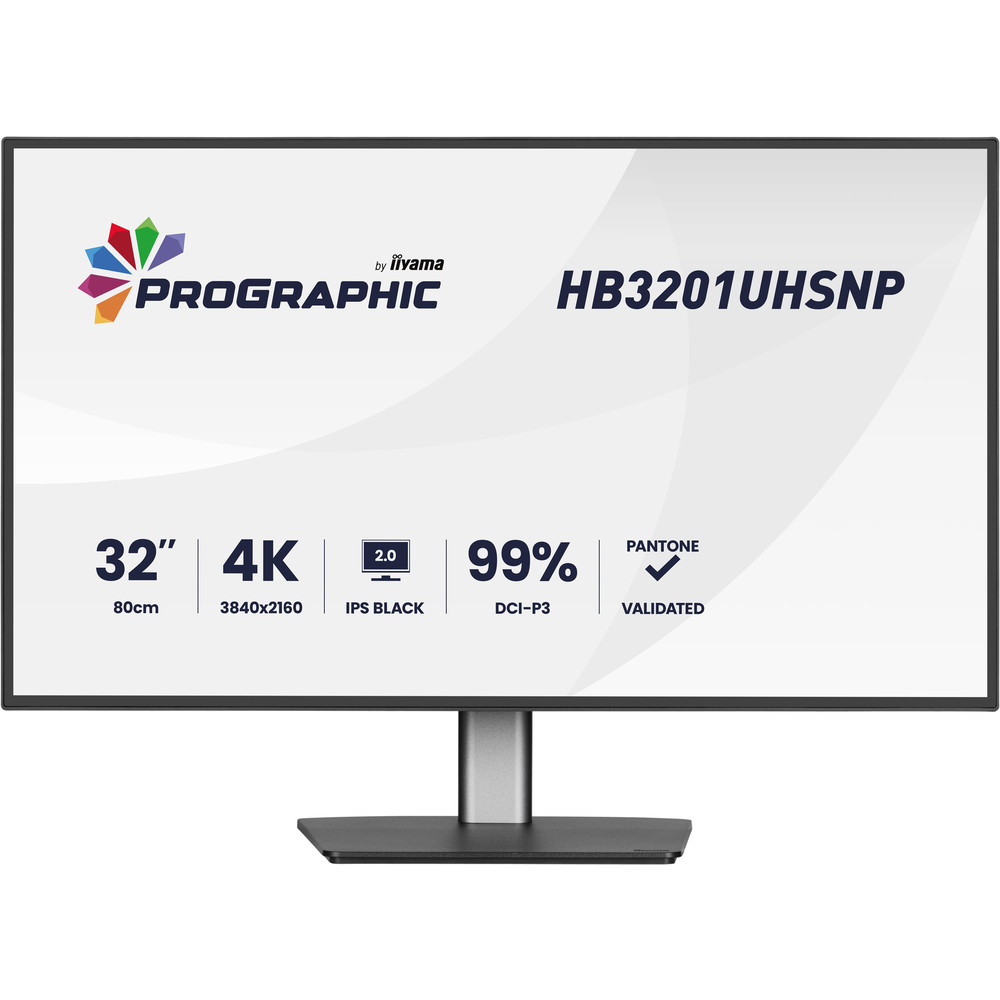 iiyama ProGraphic HB3201UHSNP-B1, 80 cm (31.5'), 3840 x 2160 pixels, 4 ms, Noir
