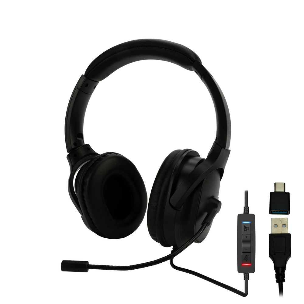 MCL Samar micro casque USB A USB C - vue 2