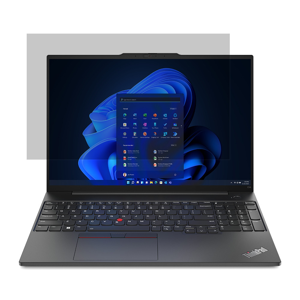 Lenovo 4XJ1U03939 filtre anti reflets pour écran et filtre de confidentialité 16 Ordinateur portable Filtre de confidentialité sans bords pour ordinateur - vue 3