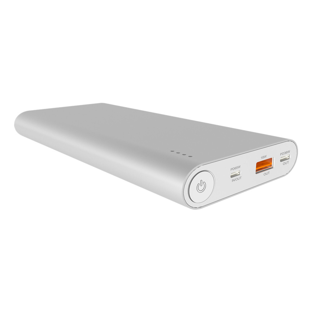DLH DY-BE5465, 20100 mAh, Quick Charge 3.0, 80 W, Aluminium, Gris