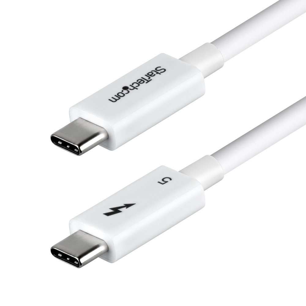 StarTech.com Câble Thunderbolt 5 de 1m 80GbpsJusqu'à 120Gbps PD 8K 60Hz Câble Thunderbolt Certifié Compatible avec Thunderbolt 4USB4USB C