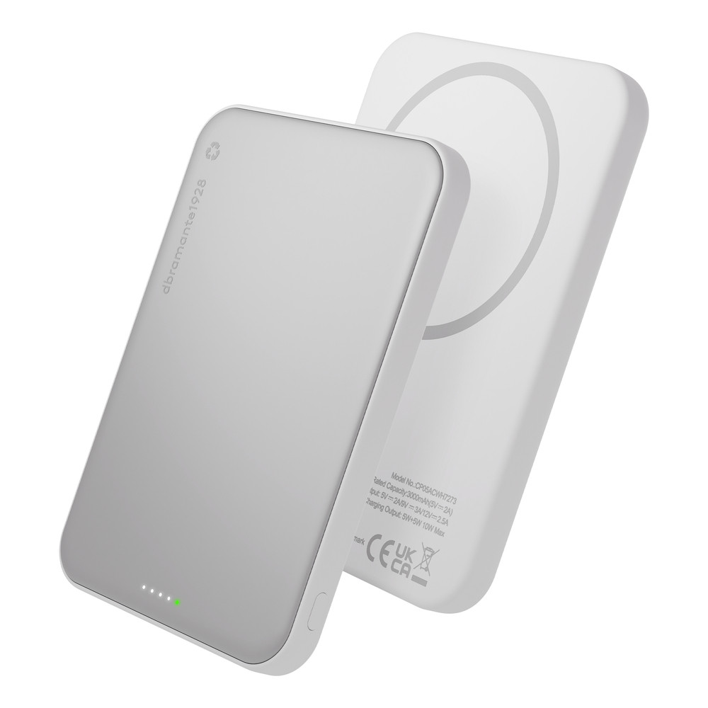 Batterie externe Dbramante1928 CP05ACWH7273 5000 mAh Cargateur sans fil Aluminium - vue 2