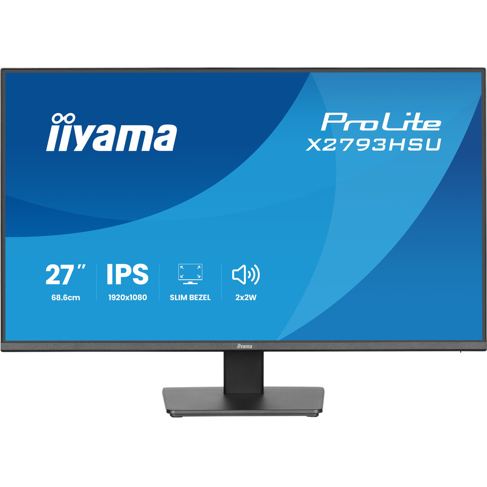 iiyama ProLite X2793HSU-B1, 68,6 cm (27'), 1920 x 1080 pixels, Full HD, LED, 1 ms, Noir