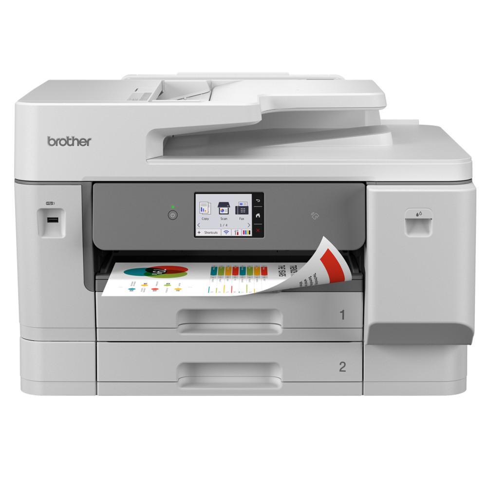 Brother MFC-J6975DW, Jet d'encre, Impression couleur, 1200 x 4800 DPI, A3, Impression directe, Blanc, Gris MFC-J6975DWRE1