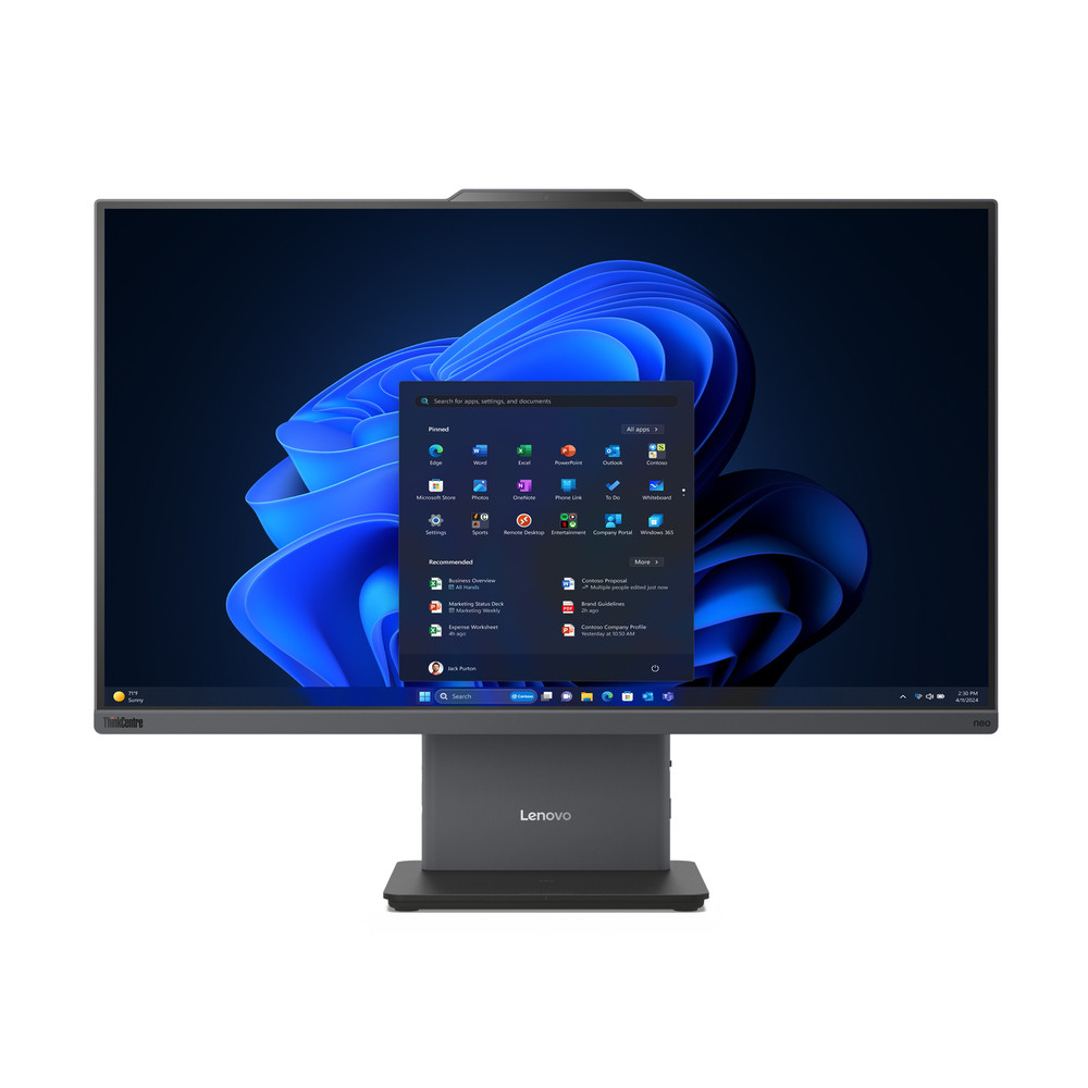 Lenovo ThinkCentre neo 24 Gen 6 13FA 23.8 Ryzen 5 220 3.2 GHz 8 Go RAM AMD Radeon AZERTY - vue 3