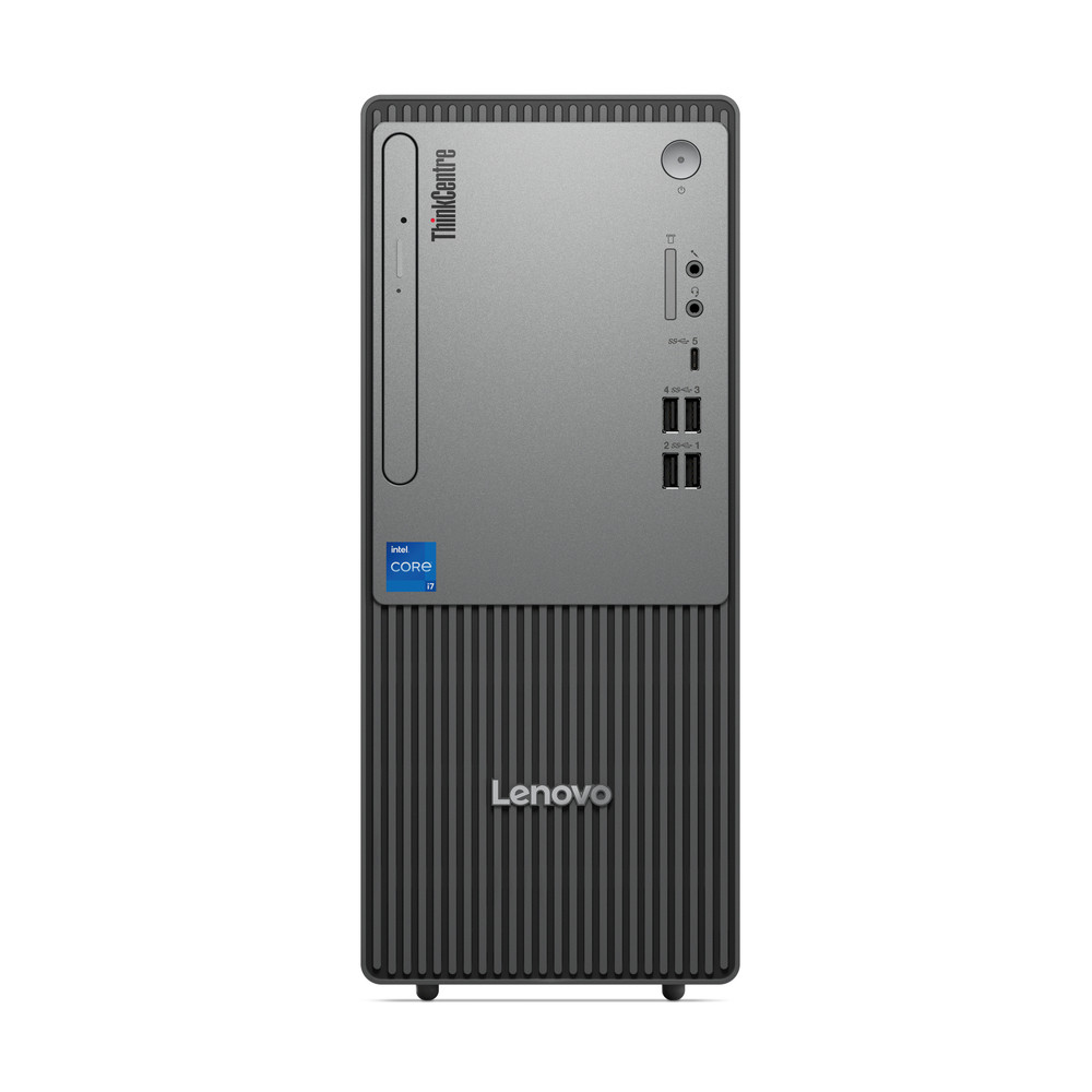 Lenovo ThinkCentre neo 50t Gen 5, Intel® Core™ i3, i3-14100, 8 Go, DDR5-SDRAM, 256 Go, Windows 11 Pro 12UD00EYFR