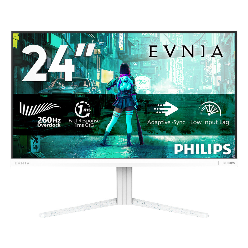 Philips Evnia 3000 24M2N3201PL/00, 60,5 cm (23.8'), 1920 x 1080 pixels, Full HD, LCD, 1 ms, Blanc