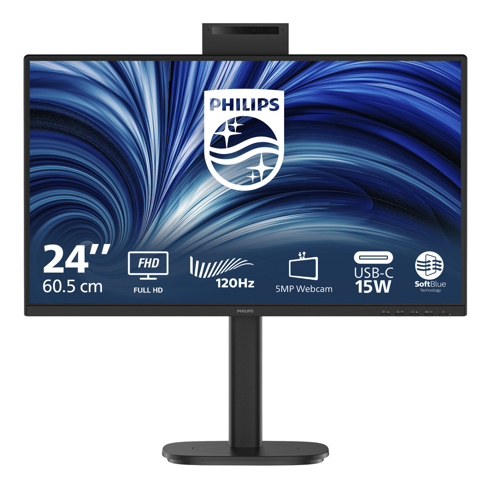 Philips 24B2N3200JH 3000 Series écran LED 24 23.8 visualisable 1920 x 1080 Full HD @ 120 Hz IPS 1500:1 HDMI VGA DisplayPort haut parleurs - vue 10