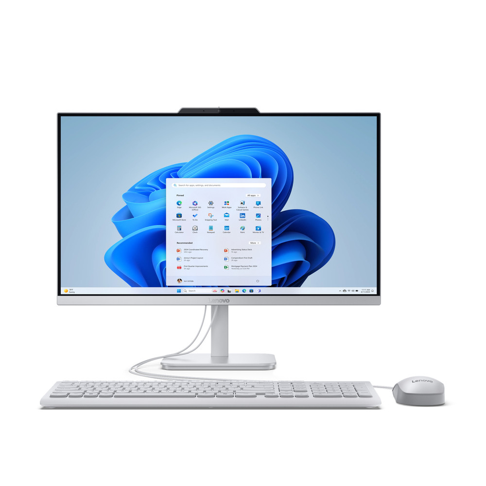 Lenovo A100 60 5 cm 23.8' Full HD Intel® N 8 Go Windows 11 Home F0JN0032FR - vue 2