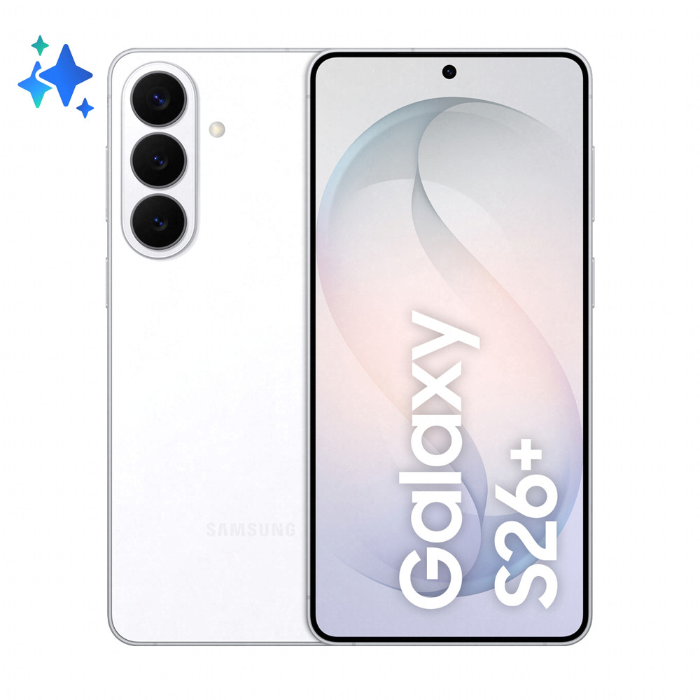 Samsung Galaxy S26+ , 17 cm (6.7'), 12 Go, 512 Go, 50 MP, Android 16.0, Blanc SM-S947BZWGEUB