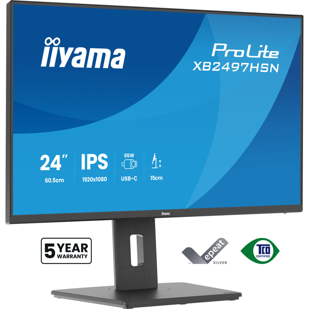Iiyama XB2497HSN B1 23.8FHD100HzIPS1msPivotAdaptS - vue 9