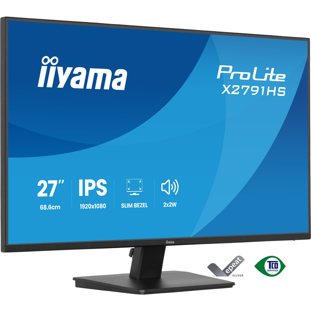 iiyama ProLite X2791HS-B1, 68,6 cm (27'), 1920 x 1080 pixels, Full HD, LED, Noir