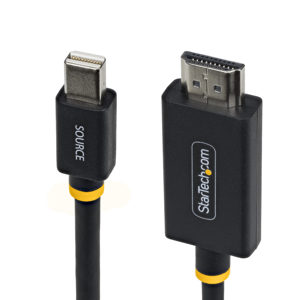 StarTech.com Câble Adaptateur Mini DisplayPort vers HDMI de 2m 4K 60 Hz avec HBR3HDCP 2.3DPCP MDP vers HDMI 2.0 Convertisseur Vidéo Actif Mini D