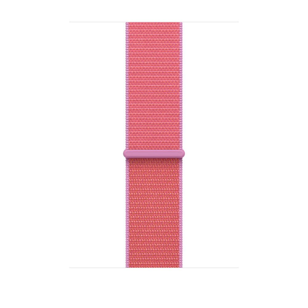 Apple MHYW4ZM/A, Bande, Smartwatch, Rouge, Apple, Apple Watch Models 44mm/45mm/46mm/49mm, Polyester recyclé, Nylon recyclé, Recycled spandex