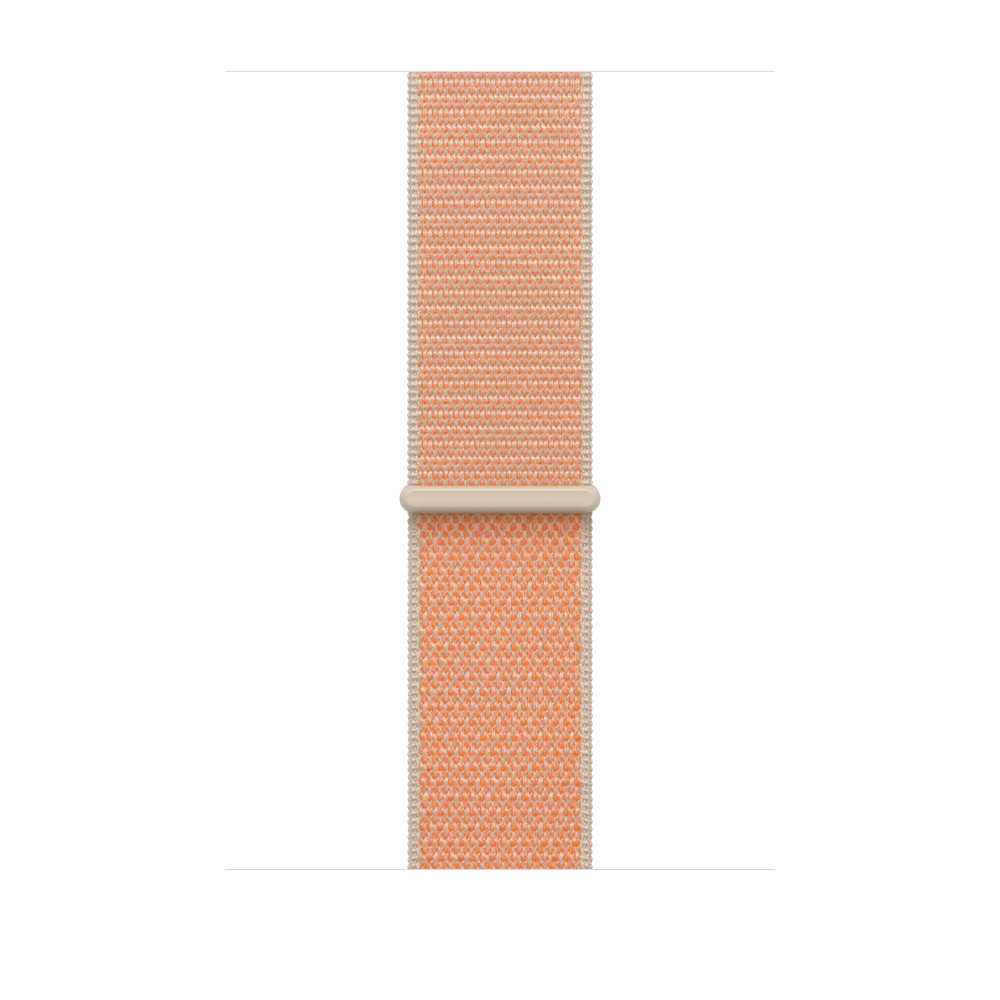 Apple MHYV4ZM/A, Bande, Smartwatch, Orange, Apple, Apple Watch Models 44mm/45mm/46mm/49mm, Polyester recyclé, Nylon recyclé, Recycled spandex