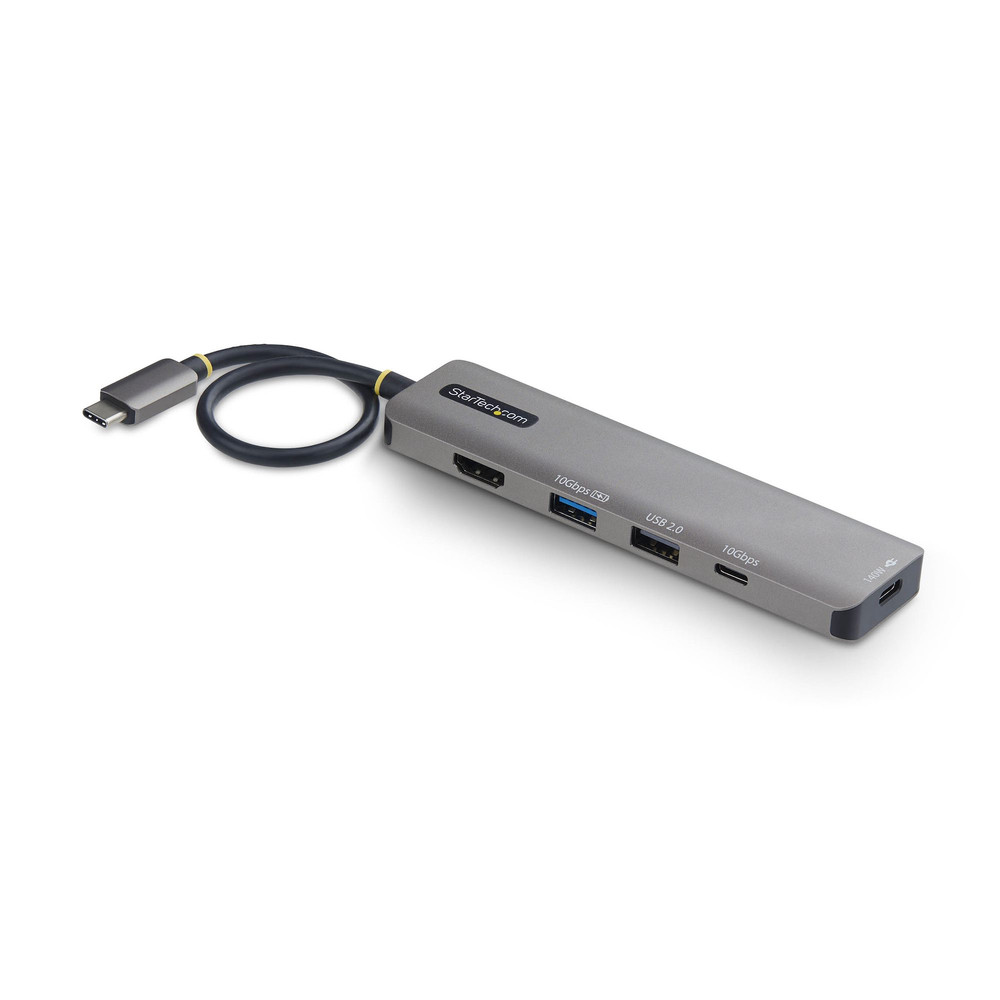 StarTech.com Adaptateur Multiport USB C vers HDMI avec Charge PD 4K 60Hz Hub USB 10 Gbps Mini Dock Type C pour MacBook / Dell / Thinkpad / HP