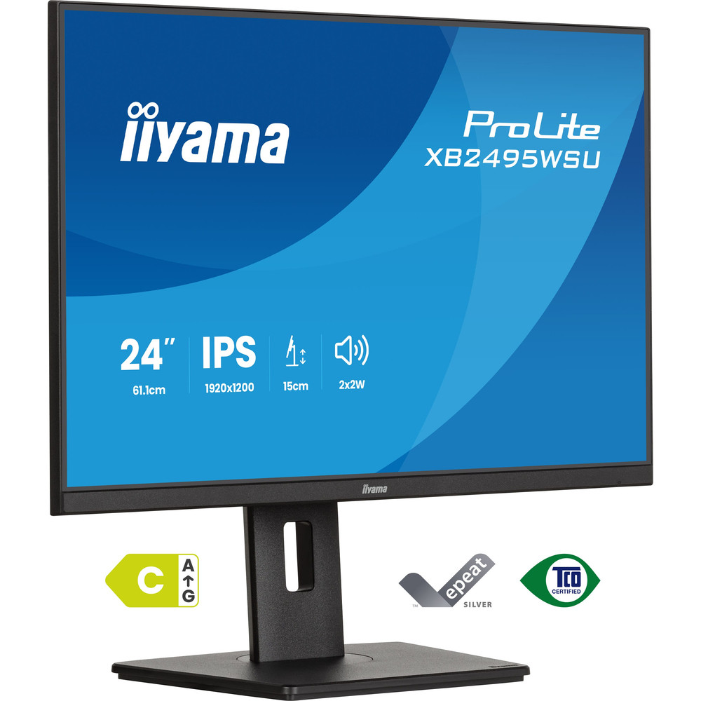 Ecran PC iiyama ProLite XB2495WSU B1 24.1 1920 x 1200 - vue 7