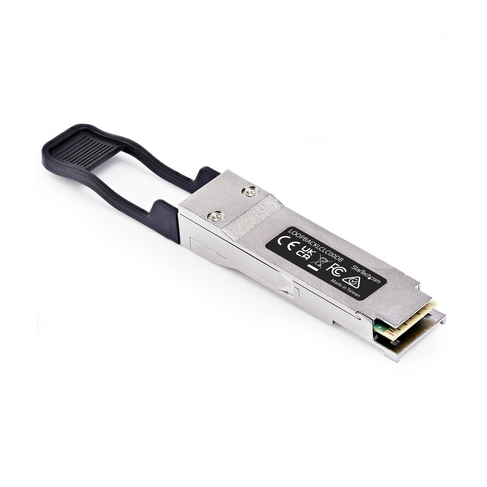 StarTech.com Module de Bouclage QSFP28 Adaptateur de Bouclage QSFP28 Passif Testeur de Port QSFP Prise de Test de Bouclage QSFP Conform