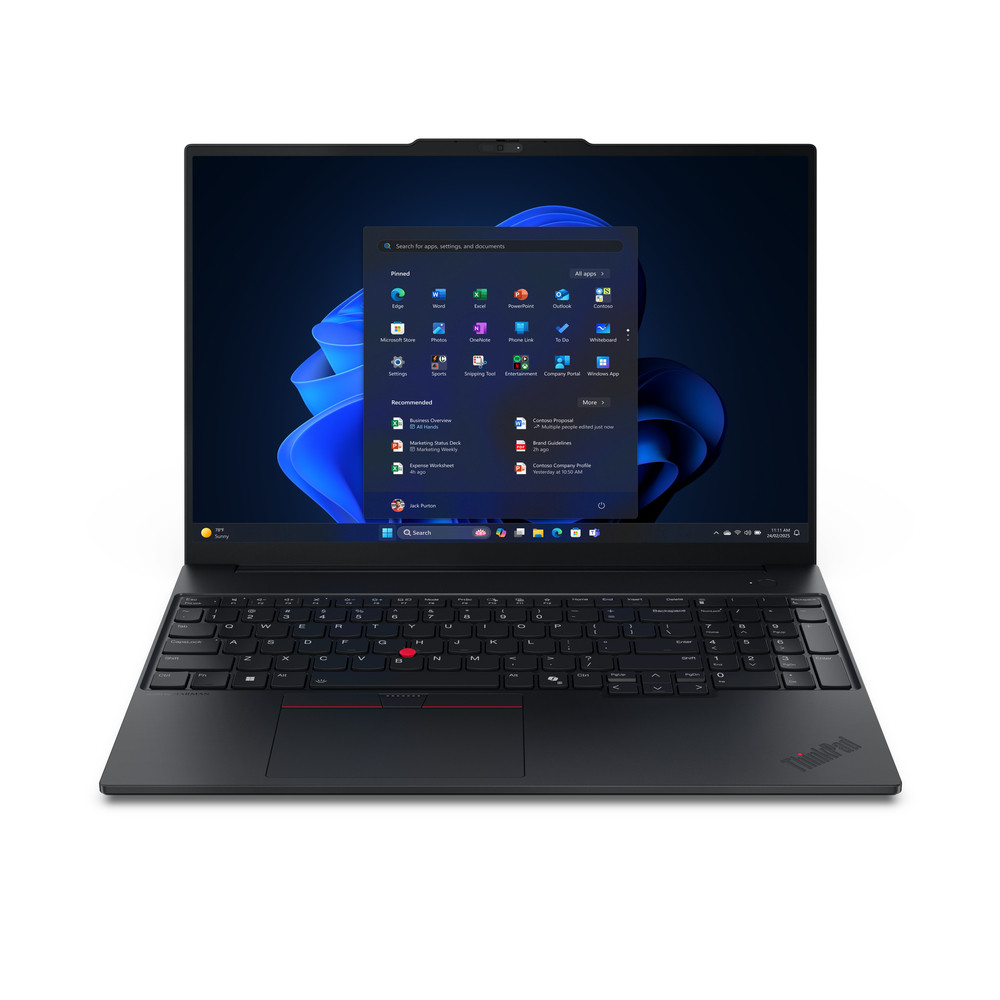 Ordinateur portable Lenovo ThinkPad E16 Gen 3 16 pouces AMD Ryzen 5 220 Radeon Windows 11 Pro SSD clavier rétroéclairé - vue 4