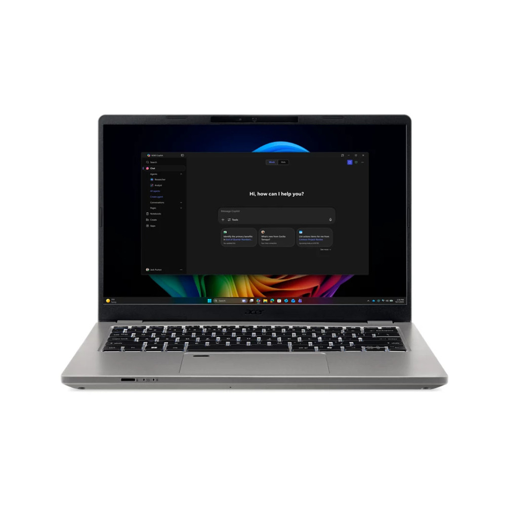 Acer TravelMate P4 TMP414 56 TCO 51LR Copilot+ PC Intel Core Ultra 5 325 Ordinateur portable 14 WUXGA DDR5 SDRAM SSD Wi Fi 7 802.11be Windows 11 Pro Français