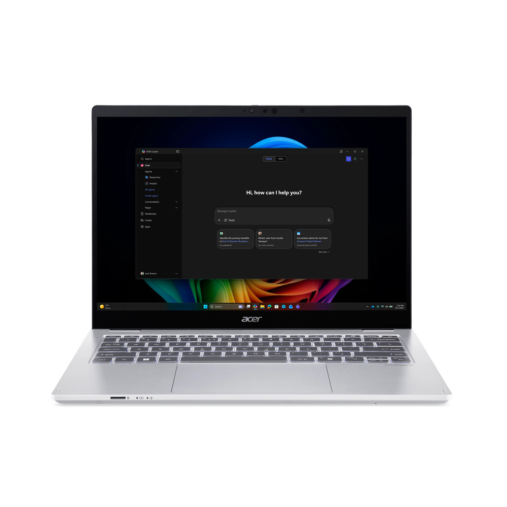 Acer TravelMate P4 Spin 14 AI TMP414RN 56 TCO 14 Intel Core Ultra 5 RAM SSD