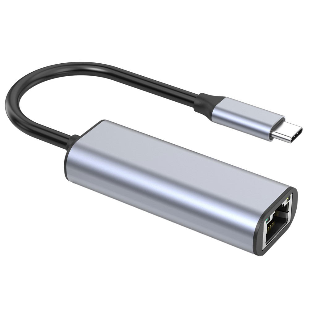 DLH DY-AD5455, Avec fil, USB, Ethernet, 1000 Mbit/s, Gris