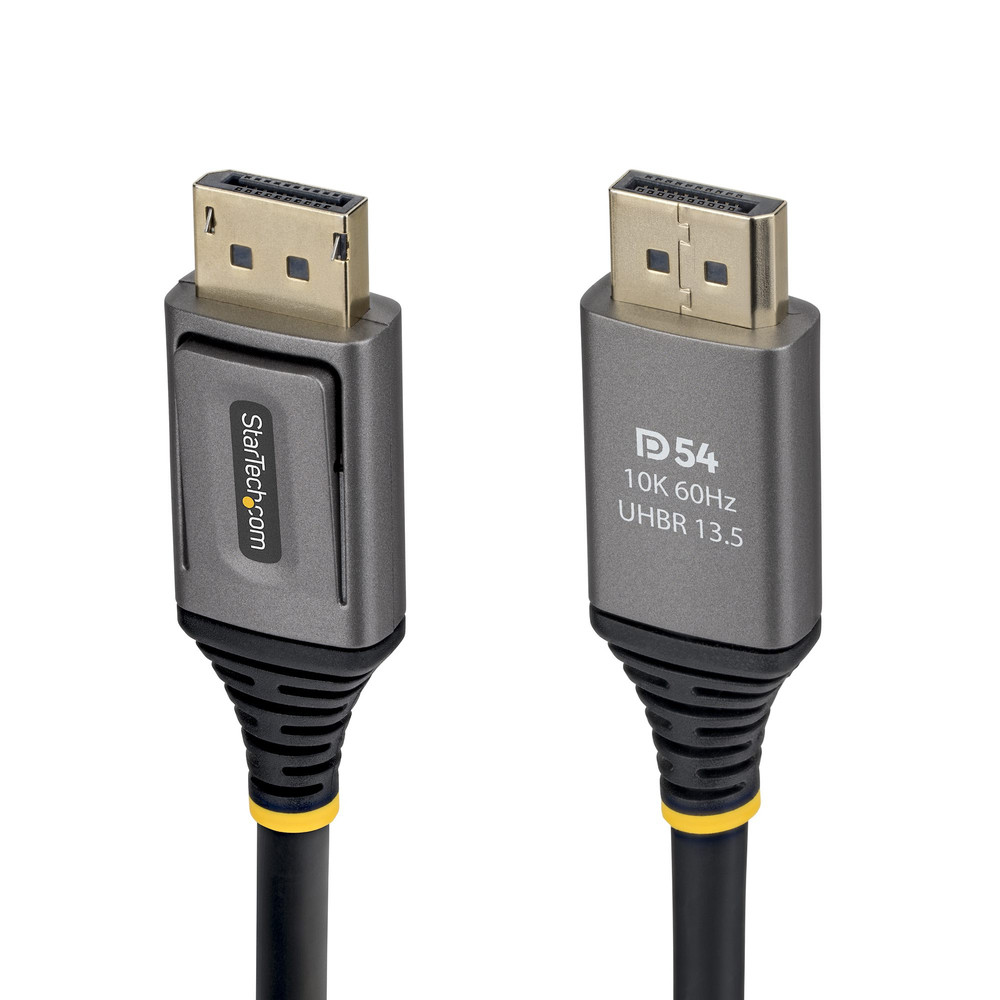 StarTech.com Câble DisplayPort 2.1 de 2m Câble DisplayPort DP54 Certifié VESA 8K 60Hz Non Compressé 10K 60Hz8K 144Hz4K avec DSC 1. Câble d'Écr