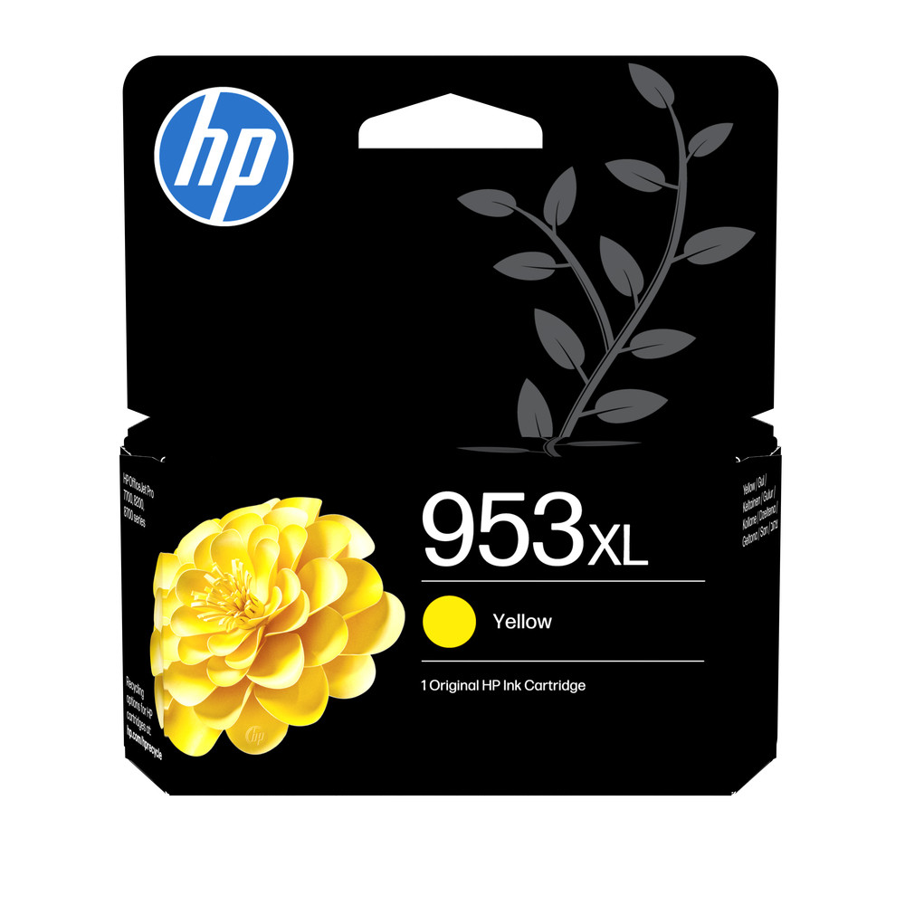 HP 953XL 18 ml à rendement élevé jaune original Officejet cartouche d'encre - vue 3