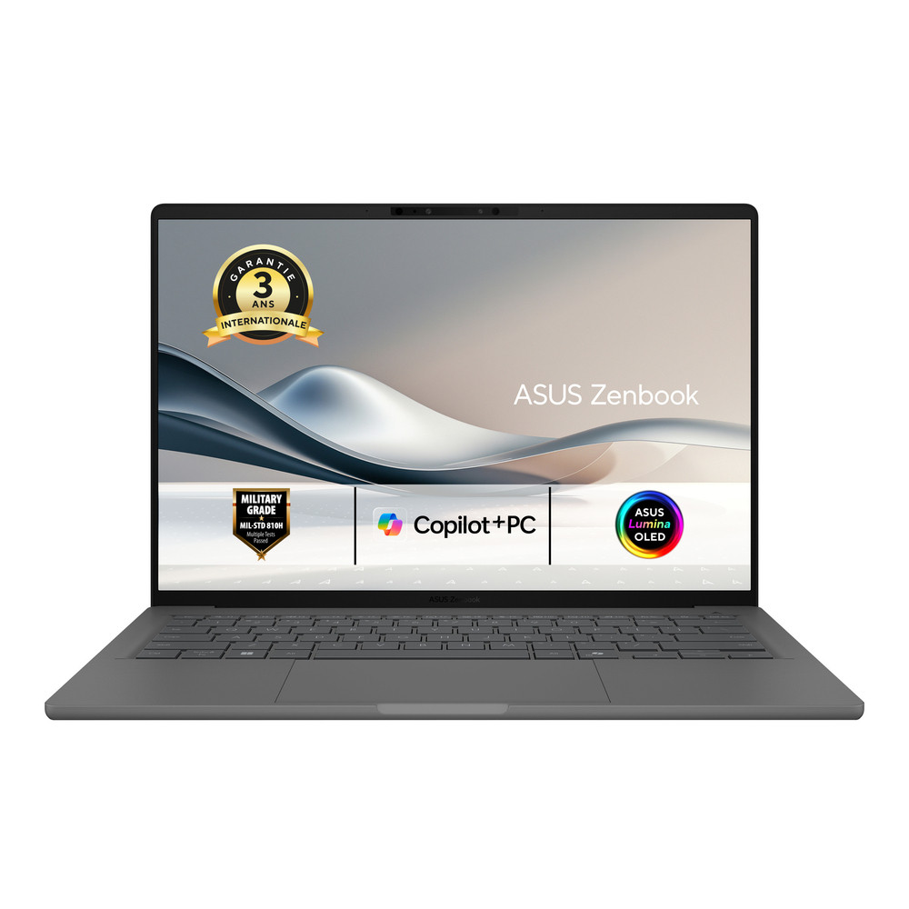 Ordinateur portable Asus Zenbook UX3407NA 14 Snapdragon X2E 1TB SSD Adreno Windows 11 Pro - vue 2