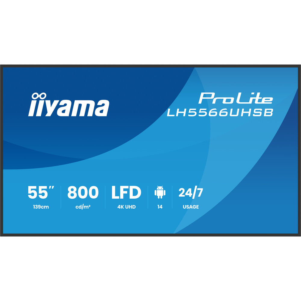 iiyama 55 LED ProLite LH5566UHSB B1AG - vue 2