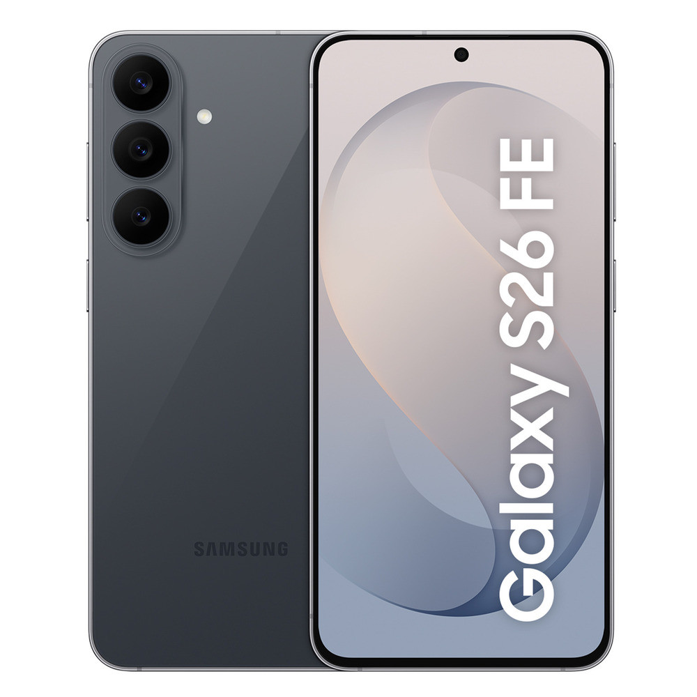 Samsung Galaxy S26 FE , 17 cm (6.7'), 8 Go, 128 Go, 50 MP, Android 17, Graphite SM-S741BZKDEUB