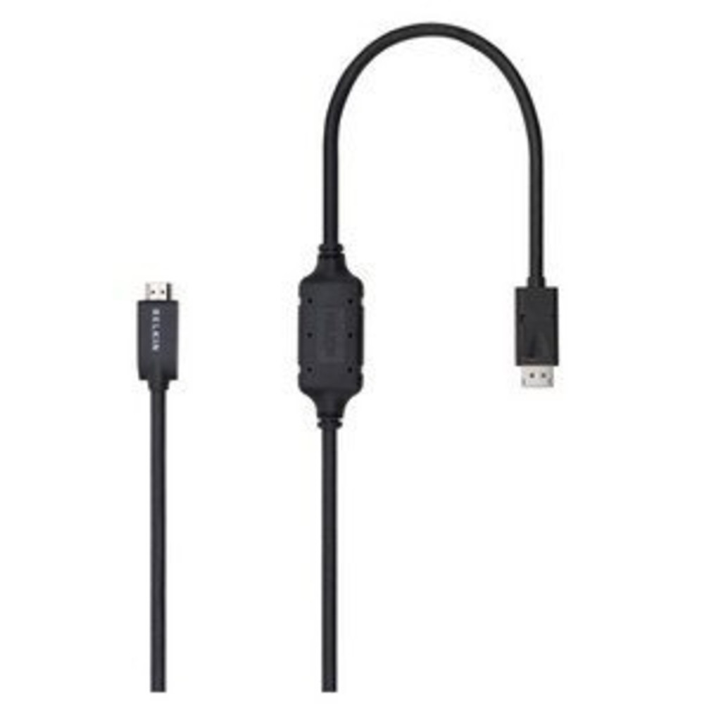 Belkin F2CD001B06-E, 1,8 m, DisplayPort, HDMI, Noir, Mle/Mle