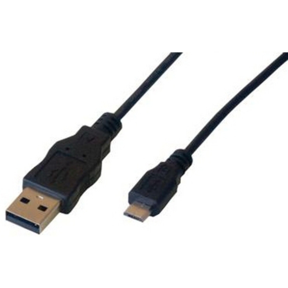 MCL MC922AHB-2M, 2 m, USB A, Micro-USB B, Mâle/Mâle, Noir