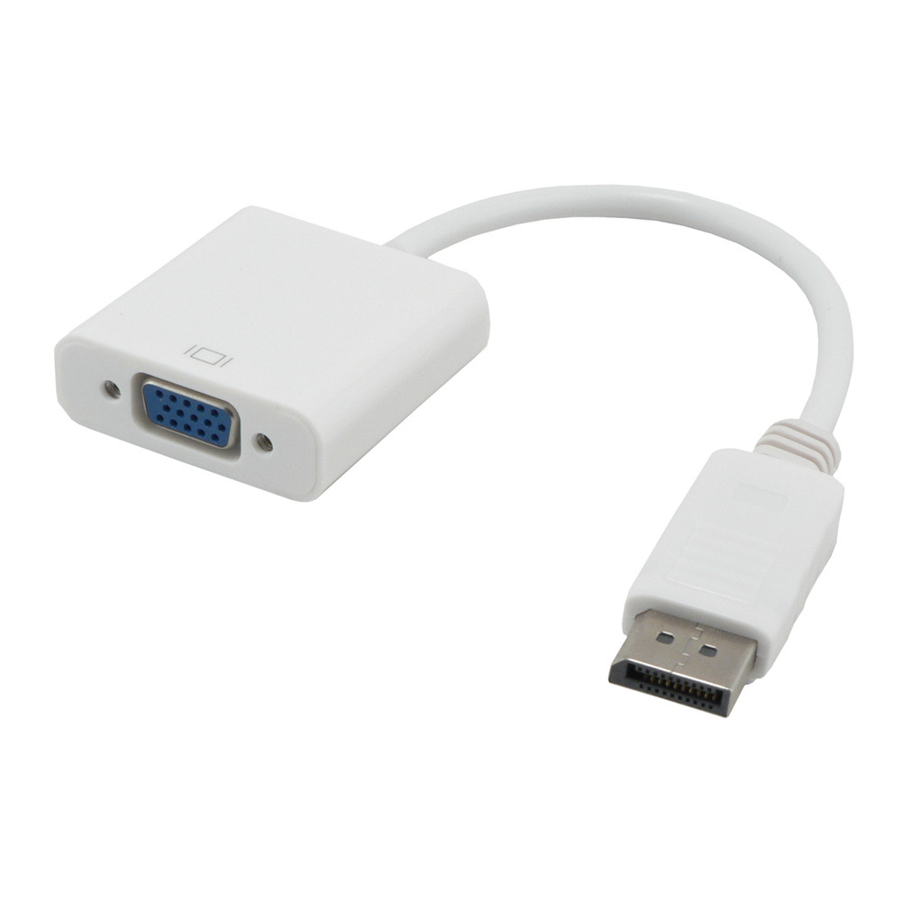 MCL CG-294C, 0,2 m, VGA (D-Sub), DisplayPort, Femelle, Mâle, Droit