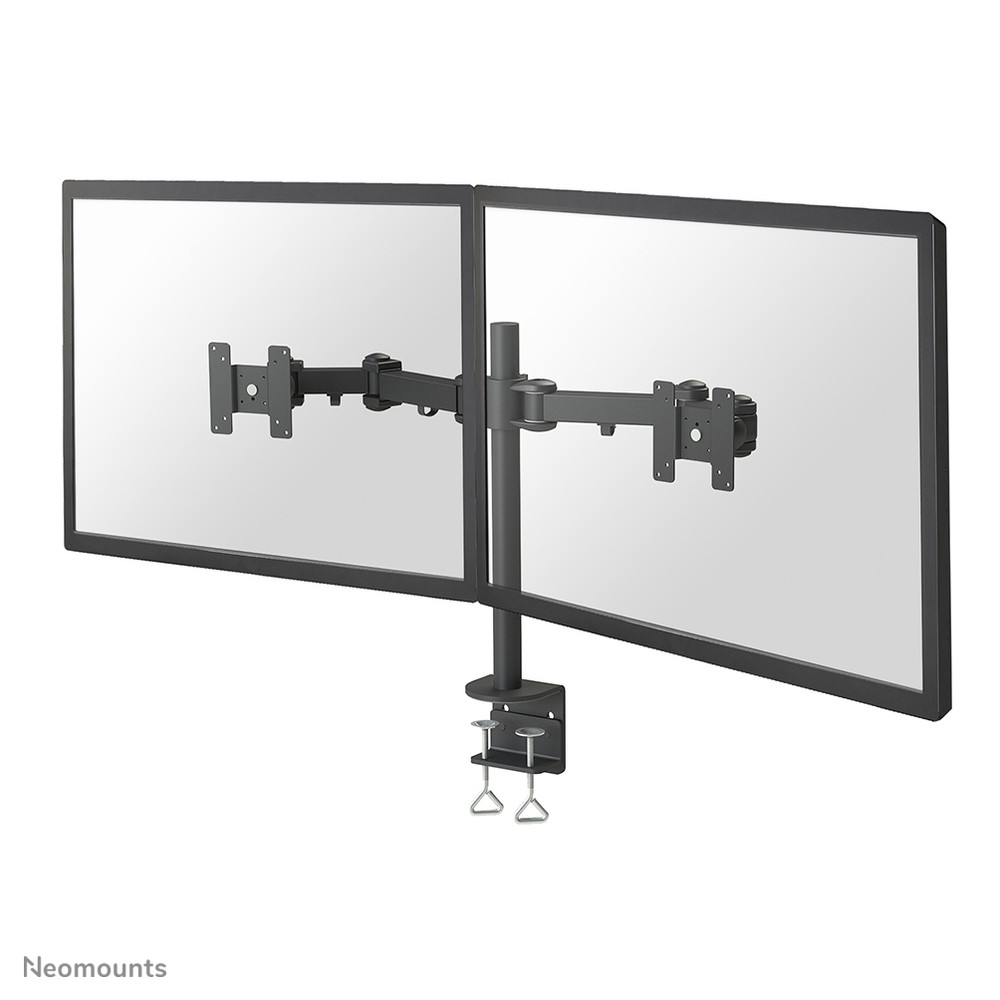 Support de bureau pour 2 écrans LCD NEWSTAR Full Motion Dual Desk Mount clamp FPMA D960D - vue 4