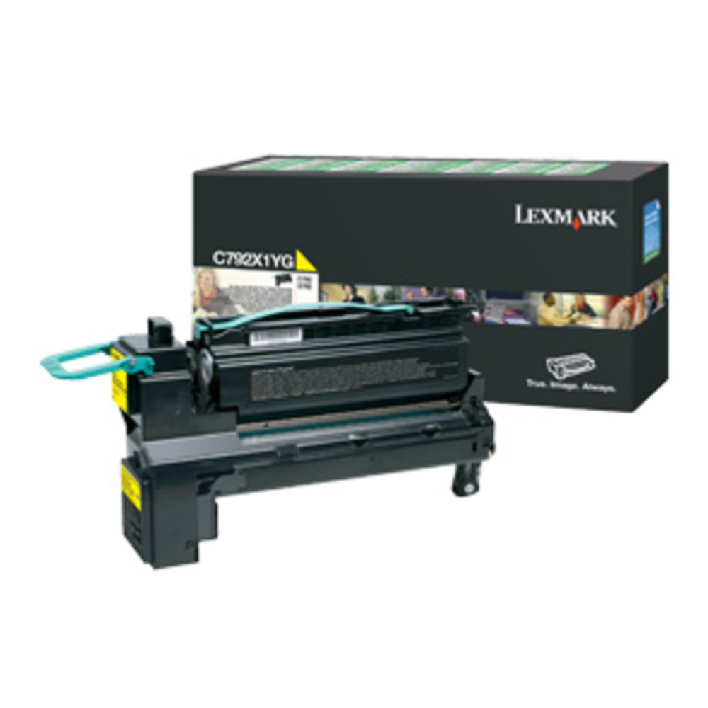 Lexmark Jaune C792X1YG - vue 8