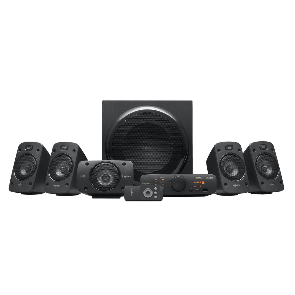 Logitech 980-000469, 5.1 canaux, 500 W, Universel, Noir, 1000 W, IR