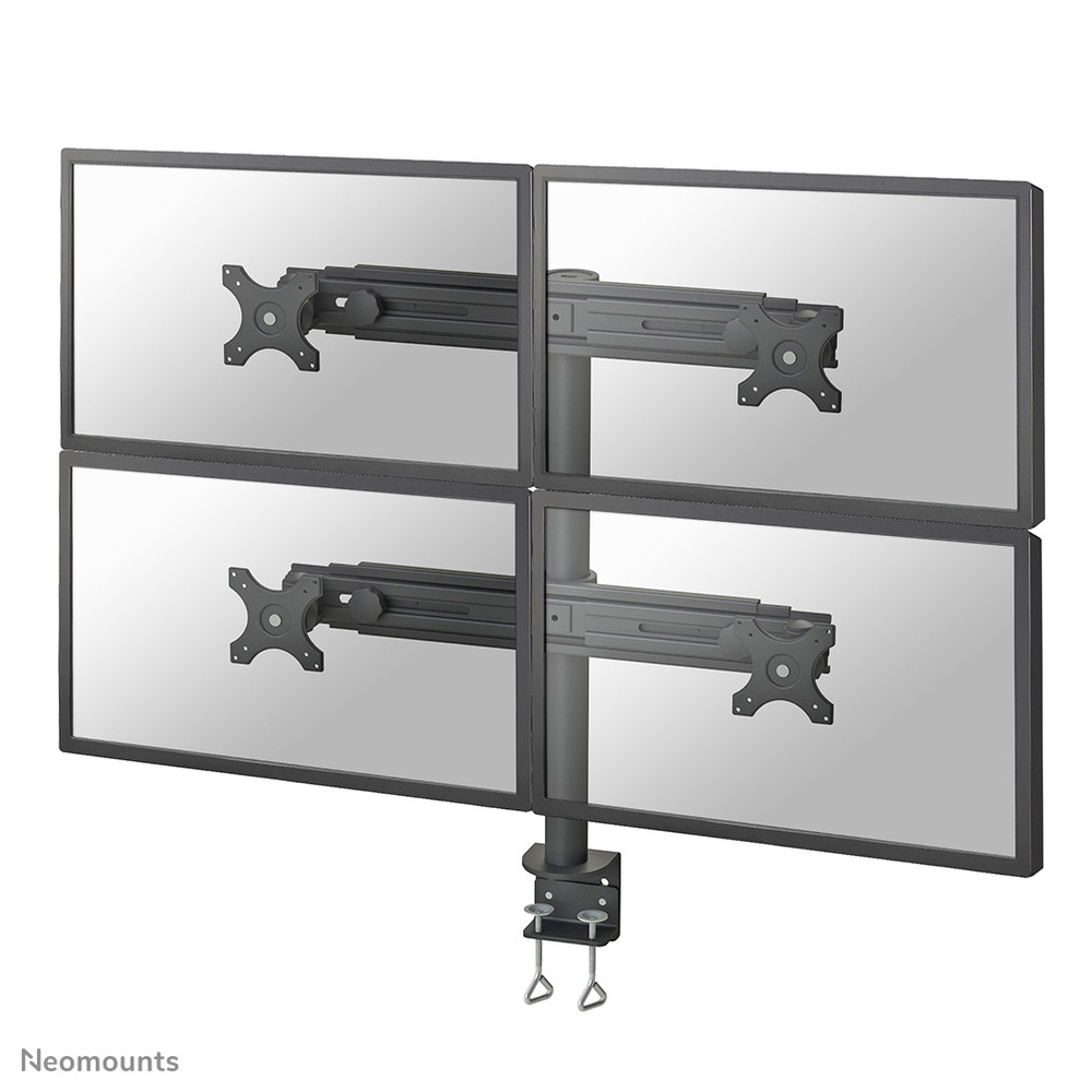 Neomounts support moniteur de bureau Pince 8 kg 48 3 cm 19' 76 2 cm 30' 100 x 100 mm FPMA D700D4